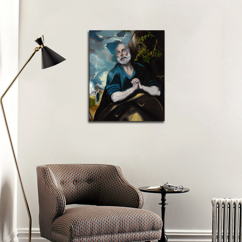 The Tears of St. Peter - by El Greco