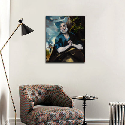 The Tears of St. Peter - by El Greco