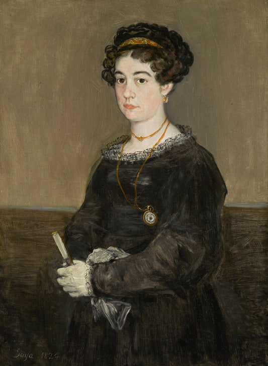 Portrait of a Lady (María Martínez de Puga?) by Francisco Goya y Lucientes