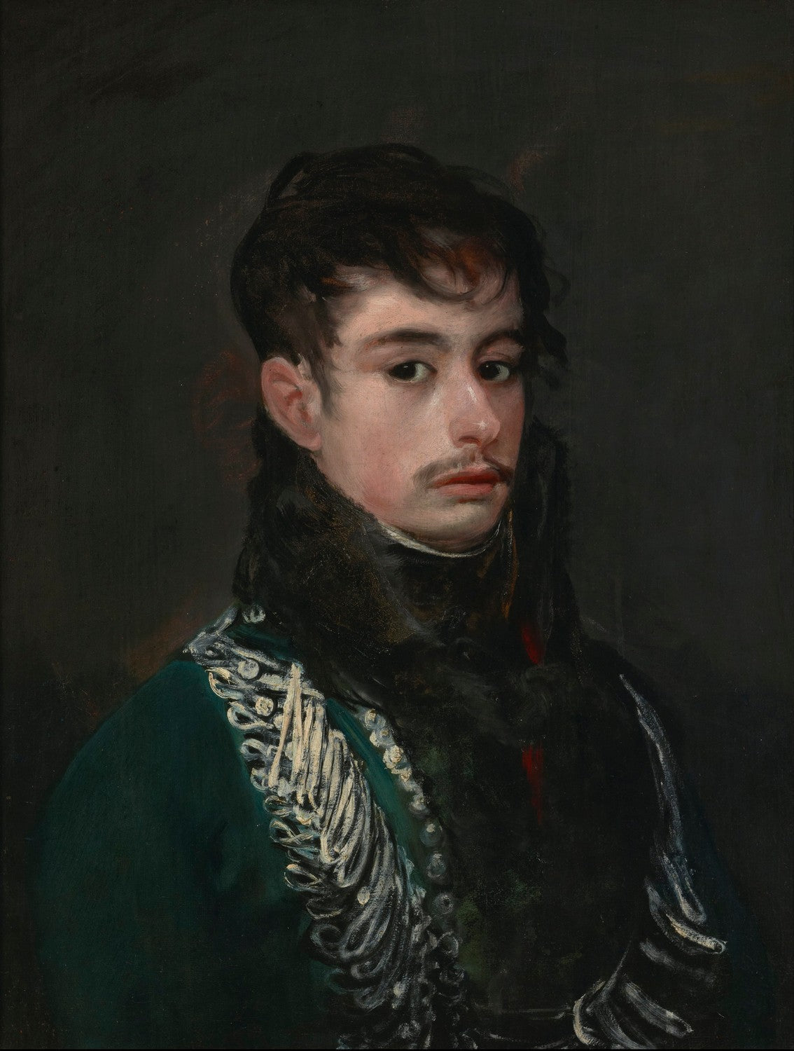 An Officer (Conde de Teba?) by Francisco Goya y Lucientes