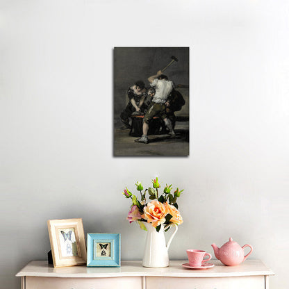 The Forge - by Francisco Goya y Lucientes