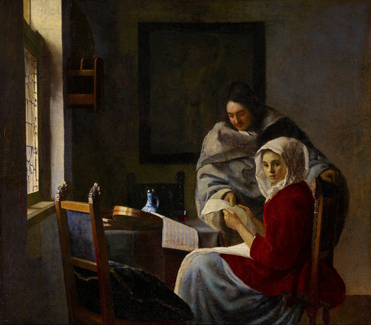 Girl Interrupted at Her Music by Johannes Vermeer