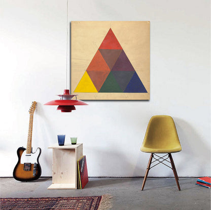 Color Triangle - by Wassily Kandinsky