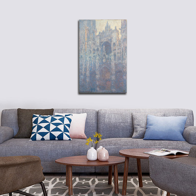 The Portal of Rouen Cathedral in Morning Light - by Claude Monet