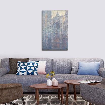 The Portal of Rouen Cathedral in Morning Light - by Claude Monet