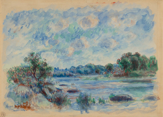 Landscape at Pont-Aven by Pierre-Auguste Renoir