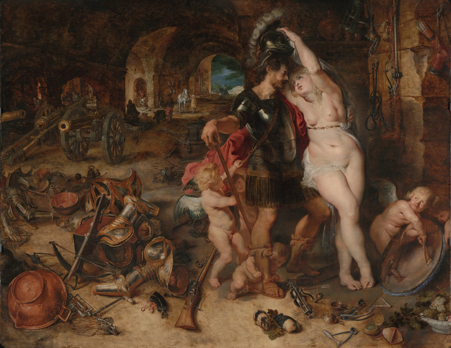 The Return from War: Mars Disarmed by Venus by Peter Paul Rubens