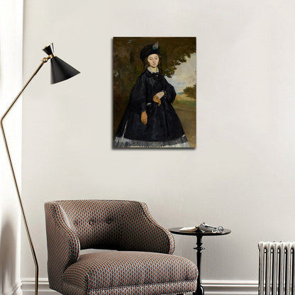 Portrait of Madame Brunet - by Édouard Manet