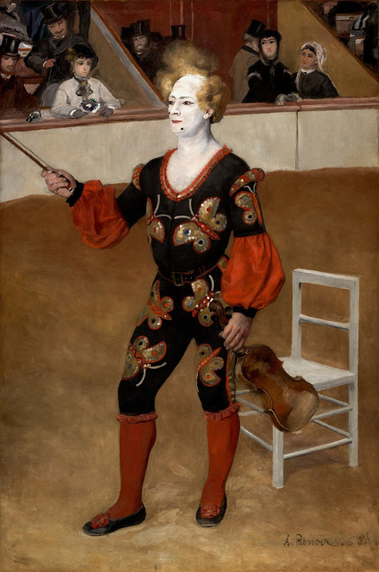 The clown by Pierre-Auguste Renoir