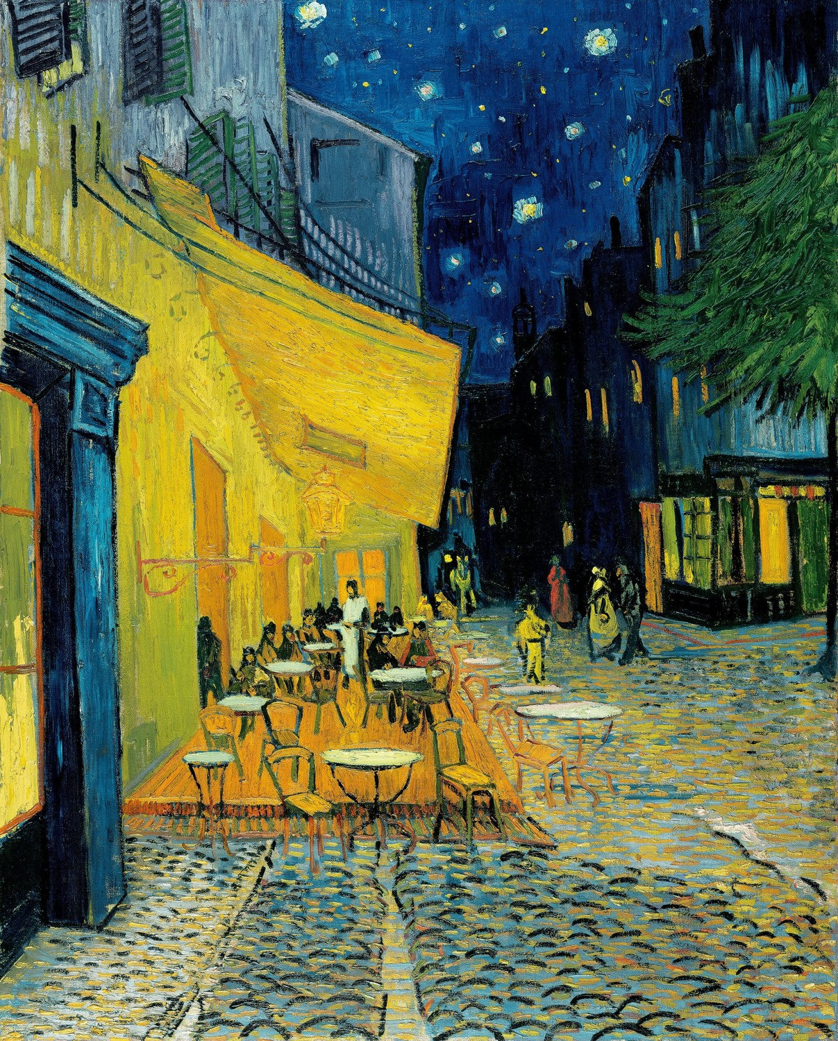 Terrace of a café at night (Place du Forum) by Vincent van Gogh