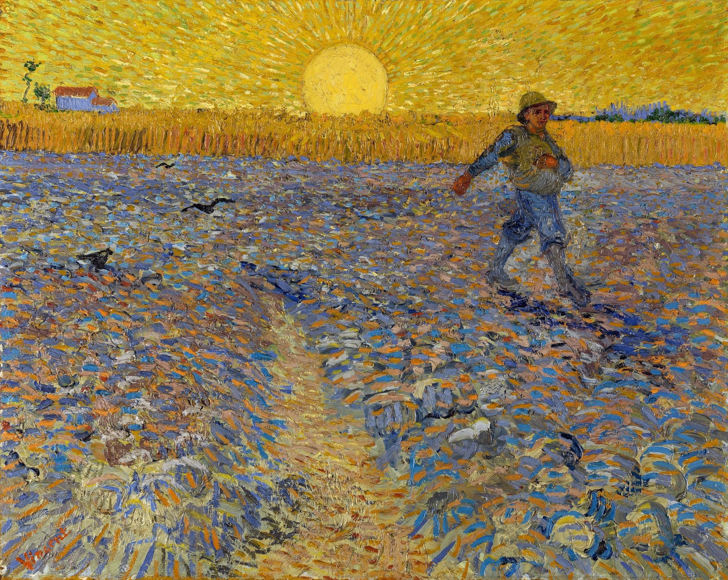 The sower by Vincent van Gogh