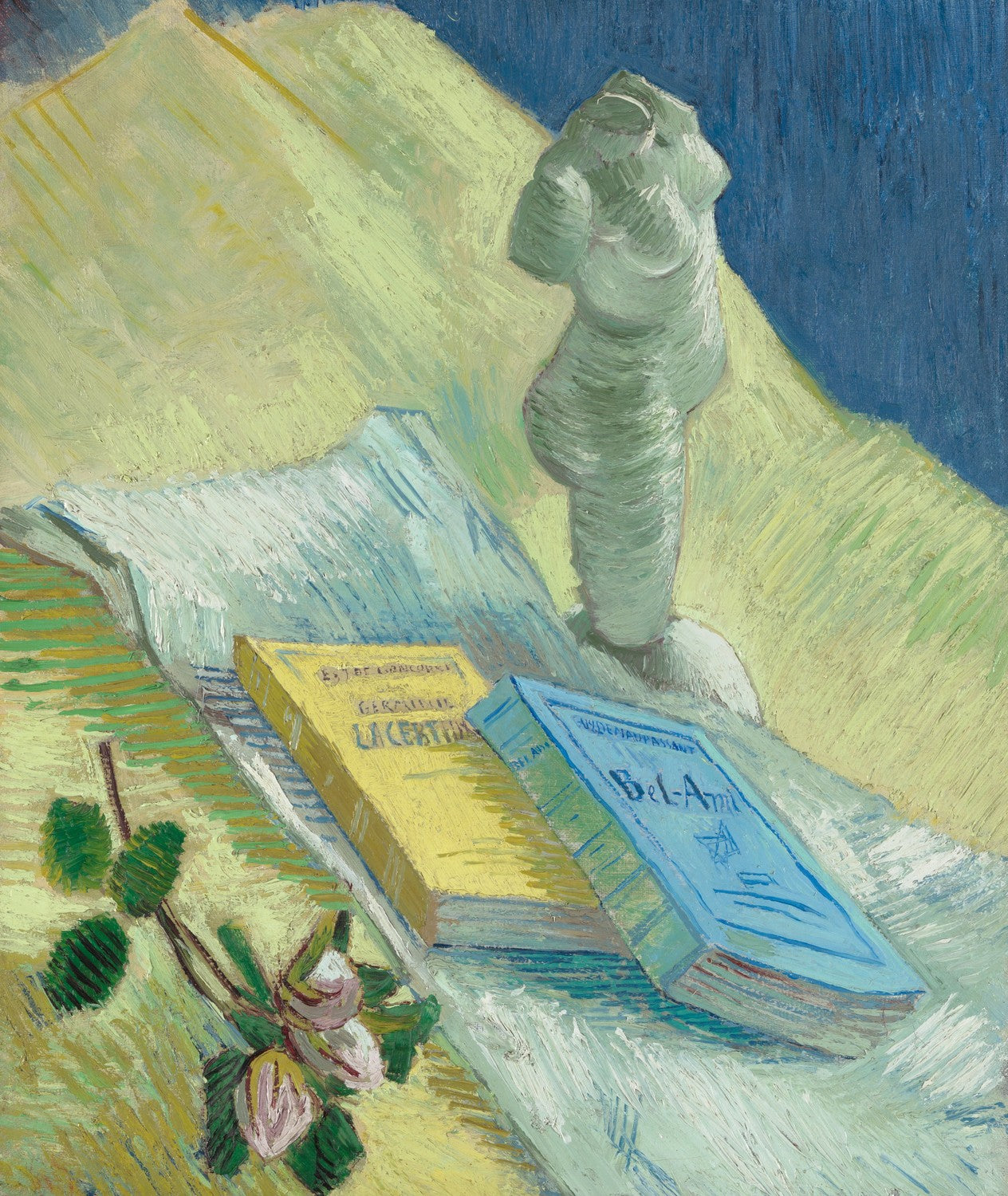 Still life with plaster statuette by Vincent van Gogh