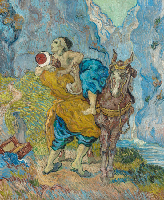 The good Samaritan (after Delacroix) by Vincent van Gogh