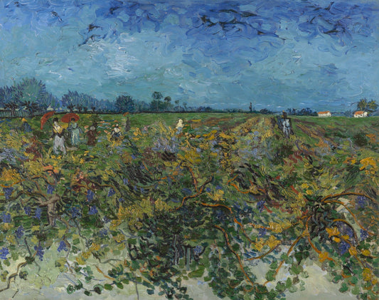 The green vineyard by Vincent van Gogh