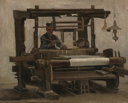 Loom with weaver by Vincent van Gogh