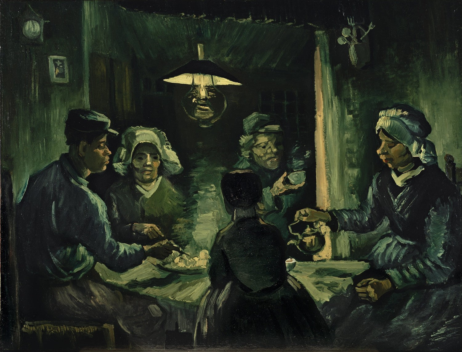 The potato eaters by Vincent van Gogh