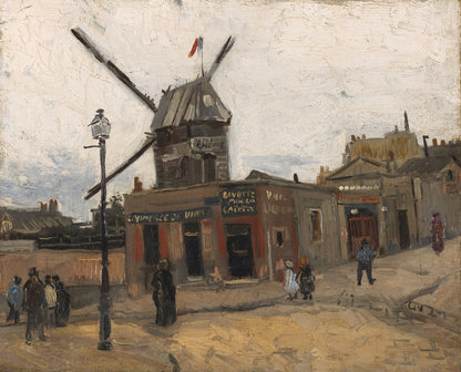 Moulin de la Galette by Vincent van Gogh