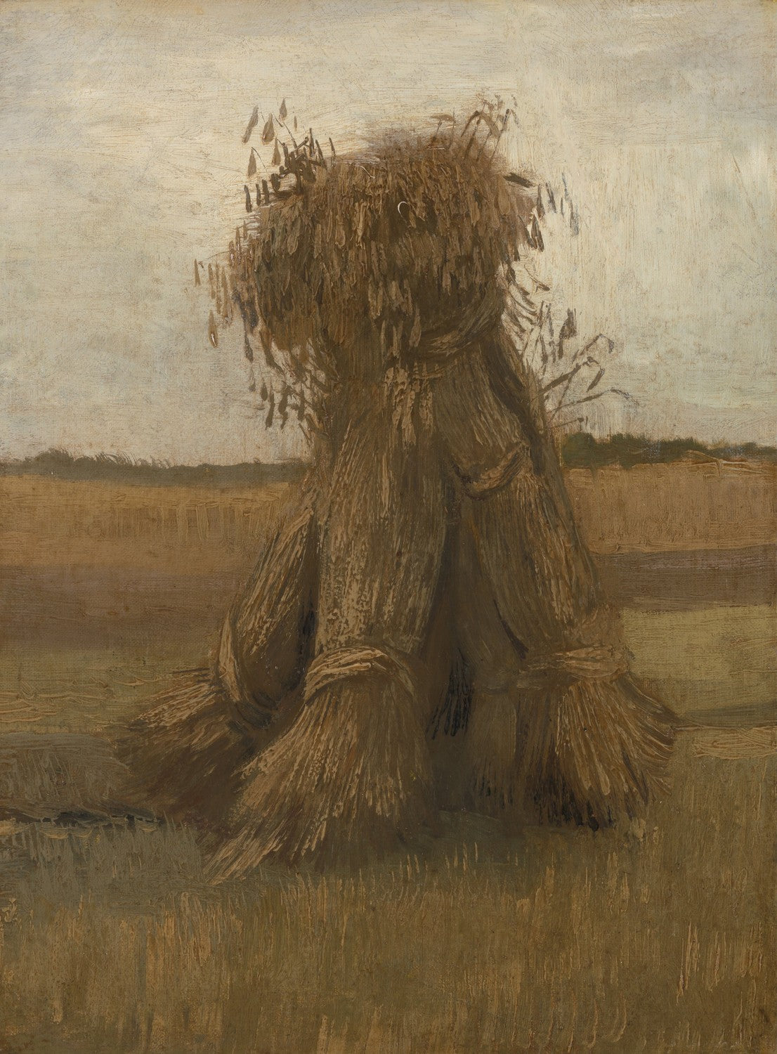 Sheaves of wheat by Vincent van Gogh