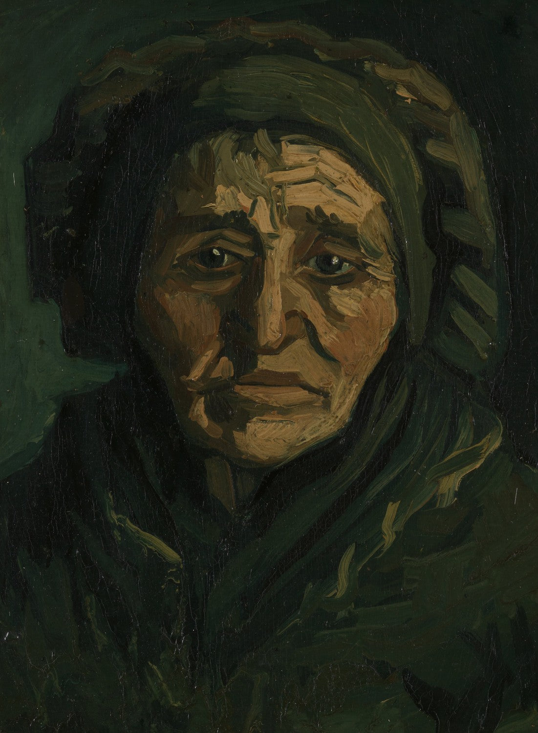 Head of a woman by Vincent van Gogh