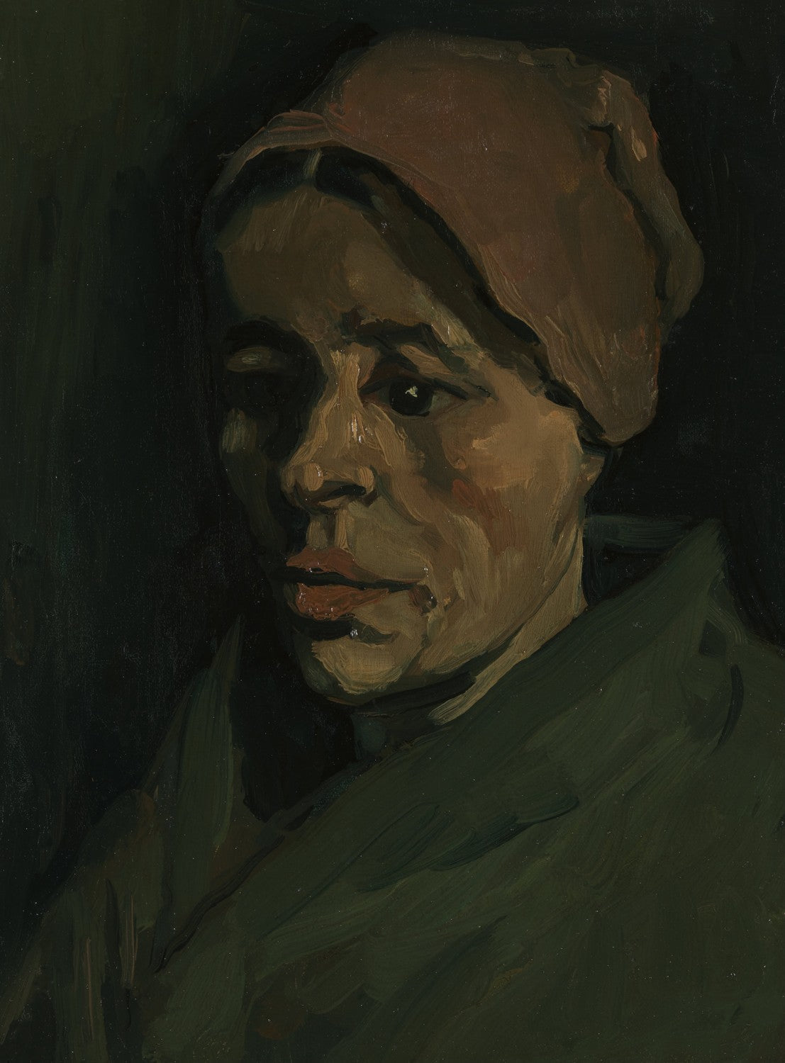 Head of a woman by Vincent van Gogh