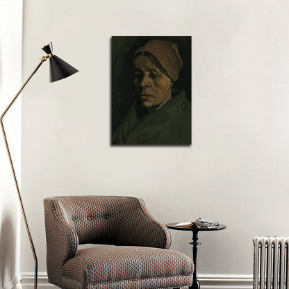 Head of a woman - by Vincent van Gogh