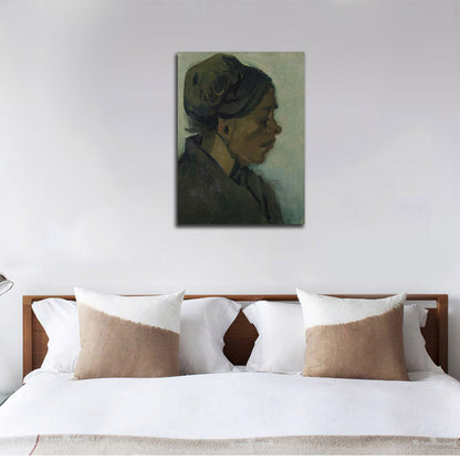 Head of a woman - by Vincent van Gogh