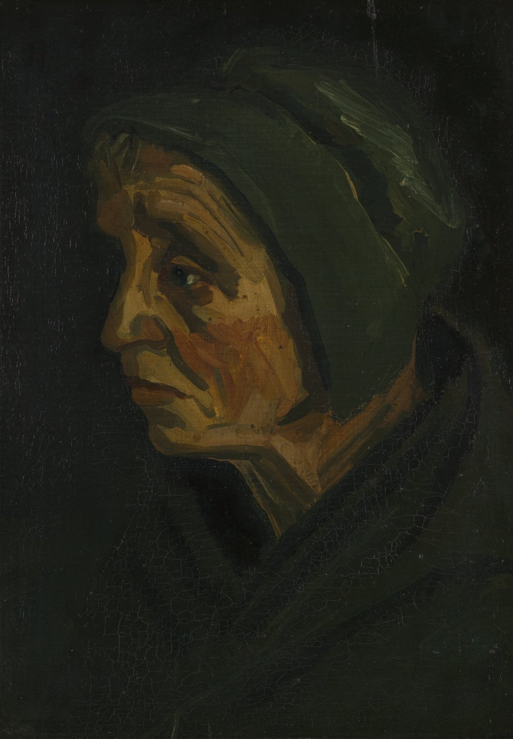 Head of a woman by Vincent van Gogh