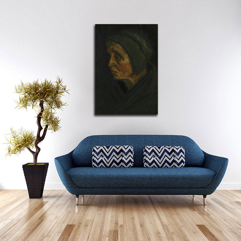 Head of a woman - by Vincent van Gogh