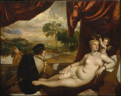 Venus and the Lute Player by Titian