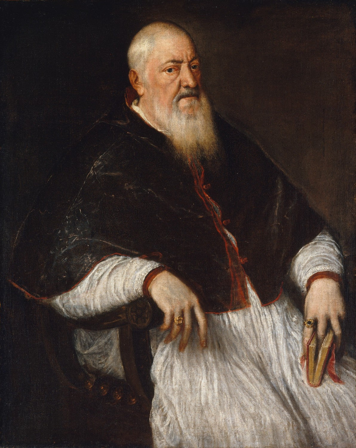 Filippo Archinto (born about 1500, died 1558), Archbishop of Milan by Titian