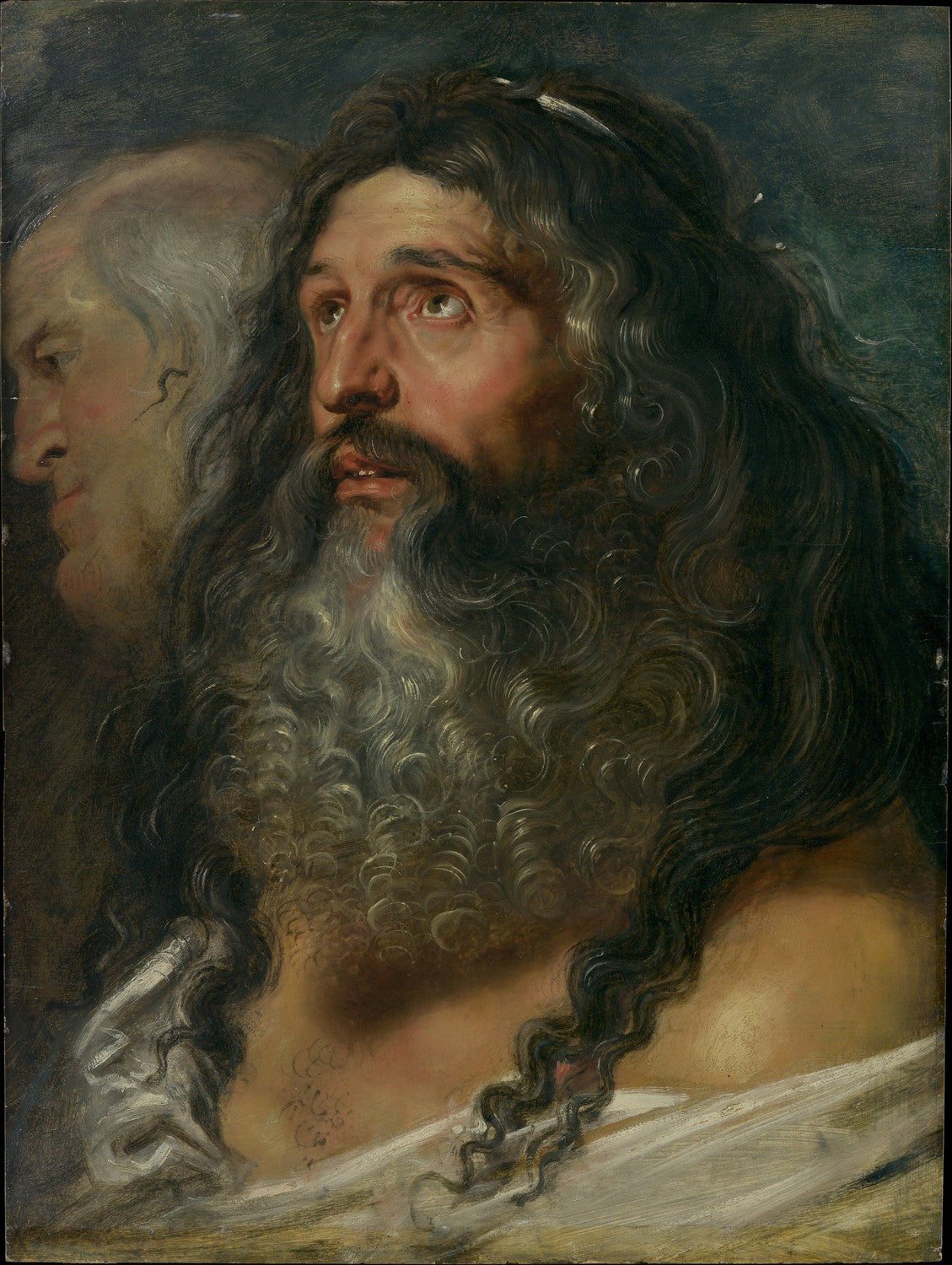 Study of Two Heads by Peter Paul Rubens