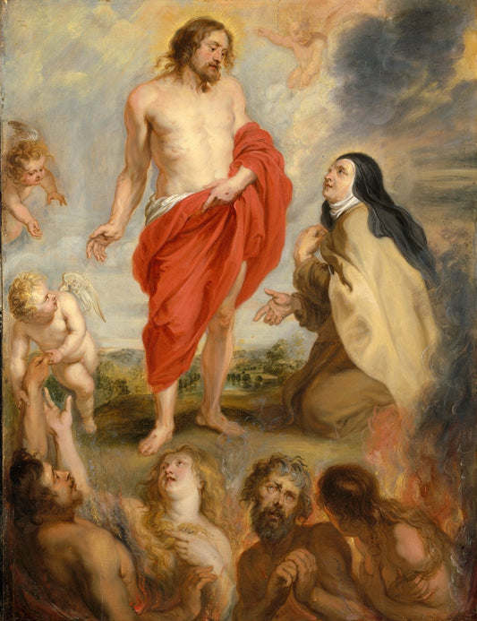 Saint Teresa of Ávila Interceding for Souls in Purgatory by Peter Paul Rubens