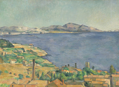 The Gulf of Marseilles Seen from L'Estaque by Paul Cézanne