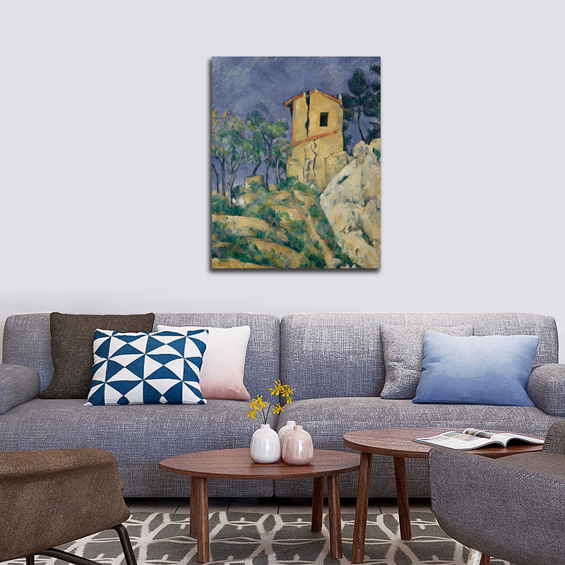 The House with the Cracked Walls - by Paul Cézanne