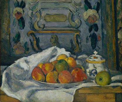 Dish of Apples by Paul Cézanne