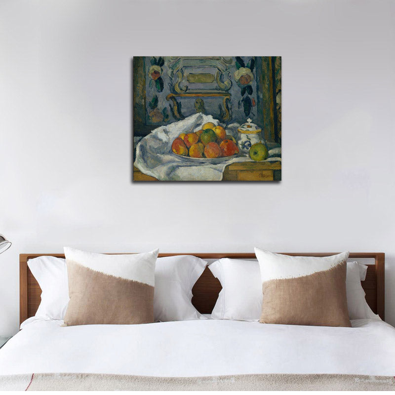 Dish of Apples - by Paul Cézanne