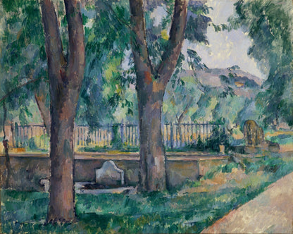 The Pool at Jas de Bouffan by Paul Cézanne