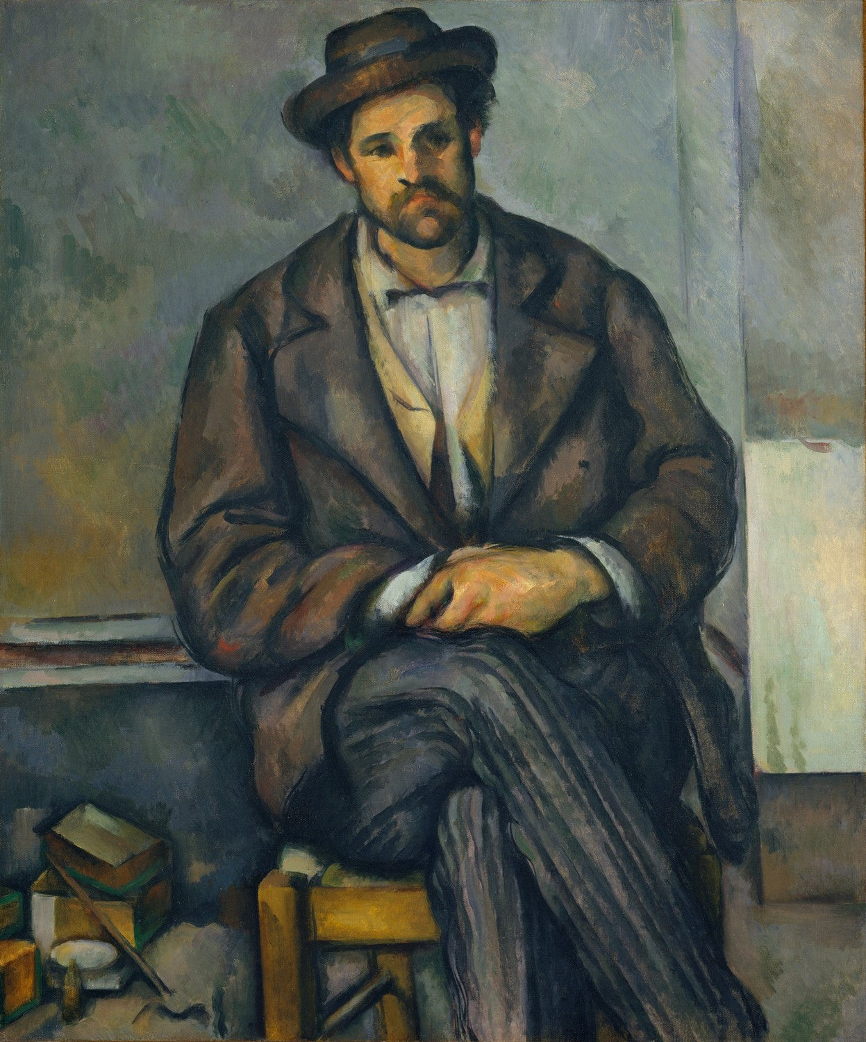 Seated Peasant by Paul Cézanne