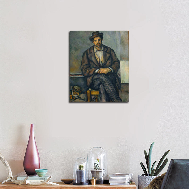Seated Peasant - by Paul Cézanne