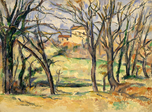 Trees and Houses Near the Jas de Bouffan by Paul Cézanne