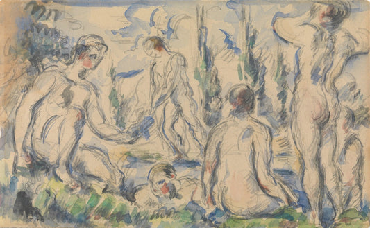 Bathers by Paul Cézanne