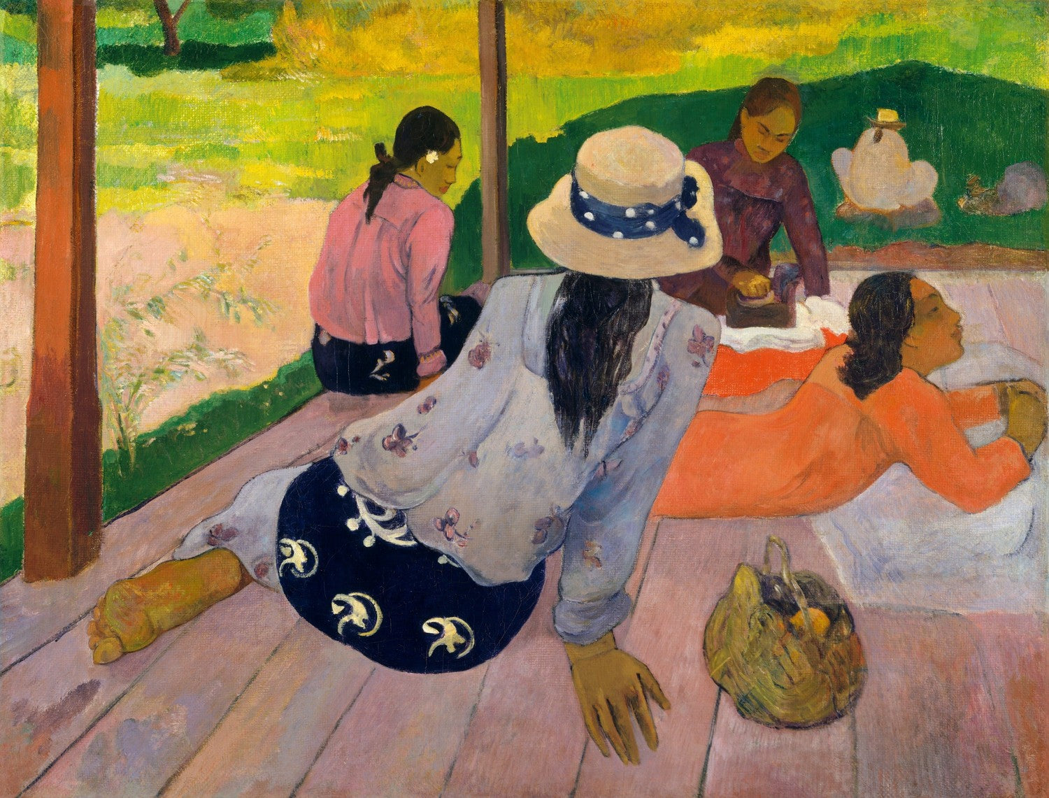 The Siesta by Paul Gauguin