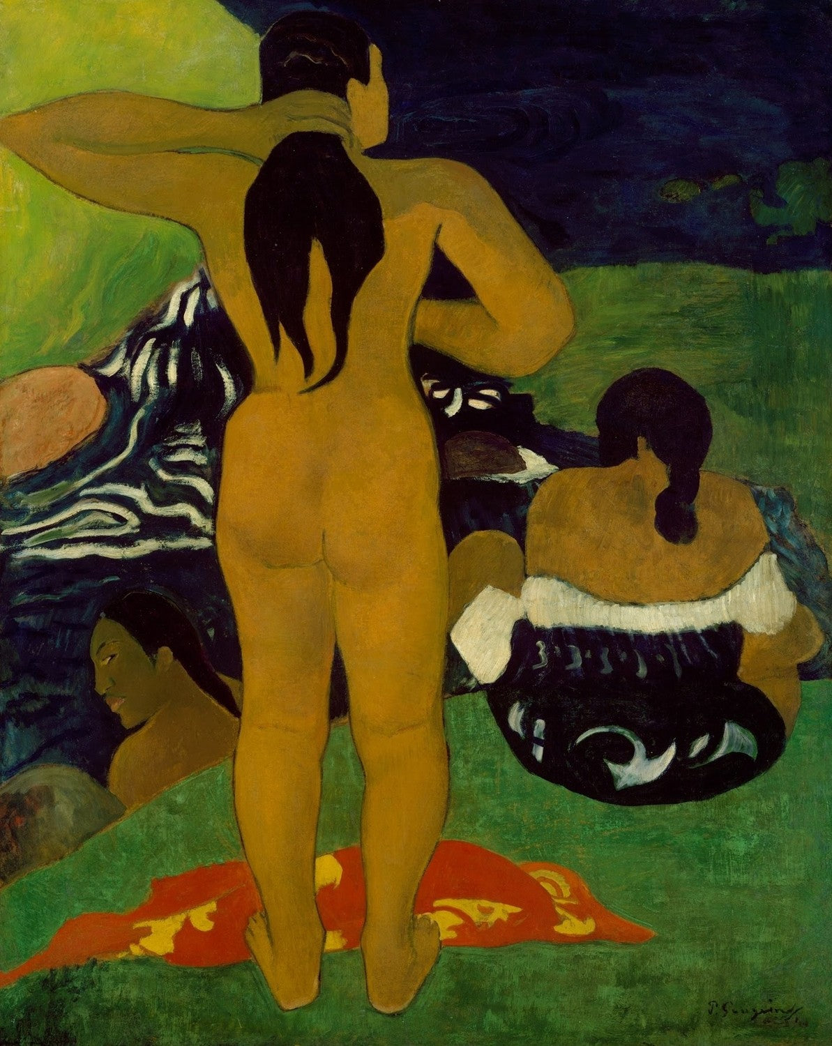 Tahitian Women Bathing by Paul Gauguin