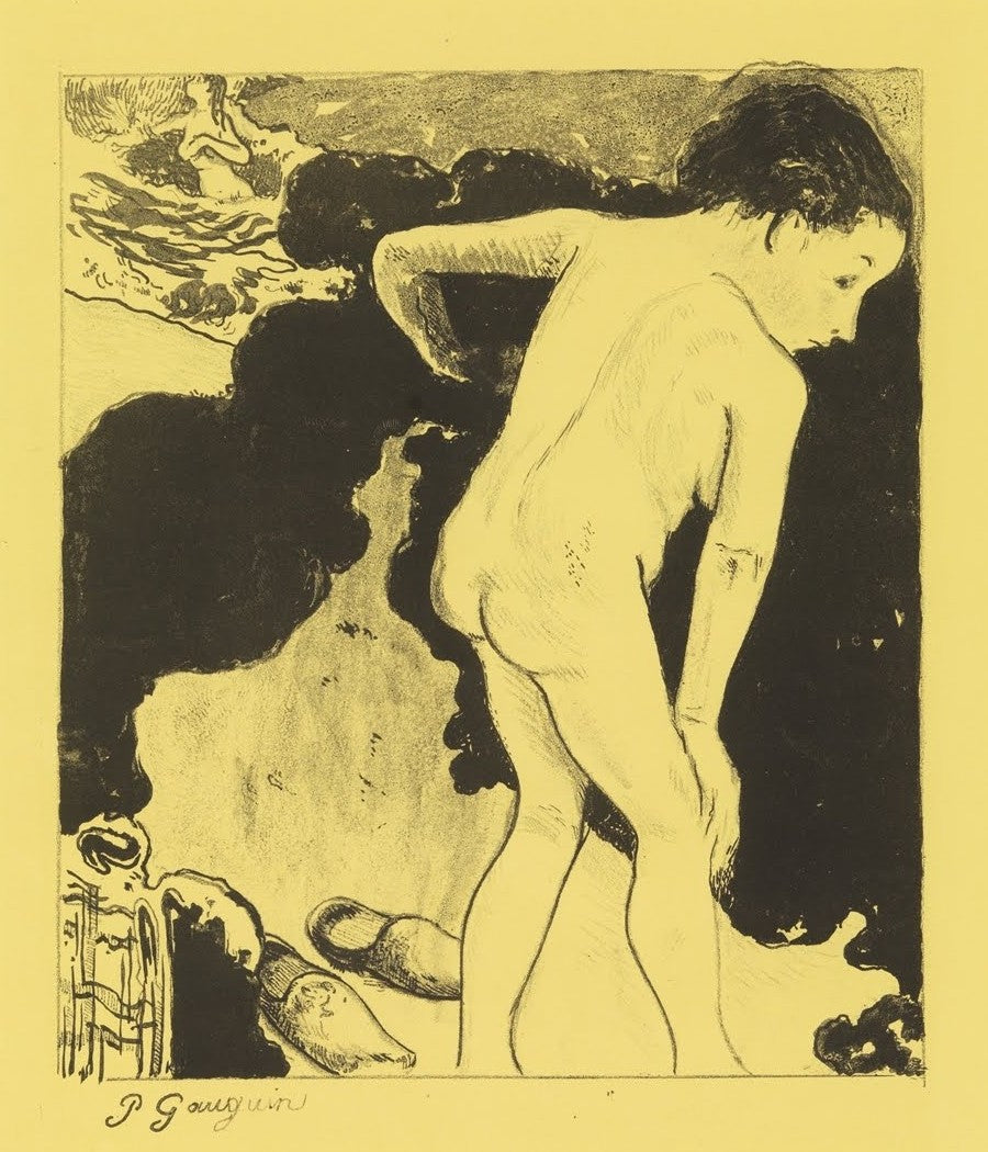 Bathers in Brittany, from the Volpini Suite: Dessins lithographiques by Paul Gauguin