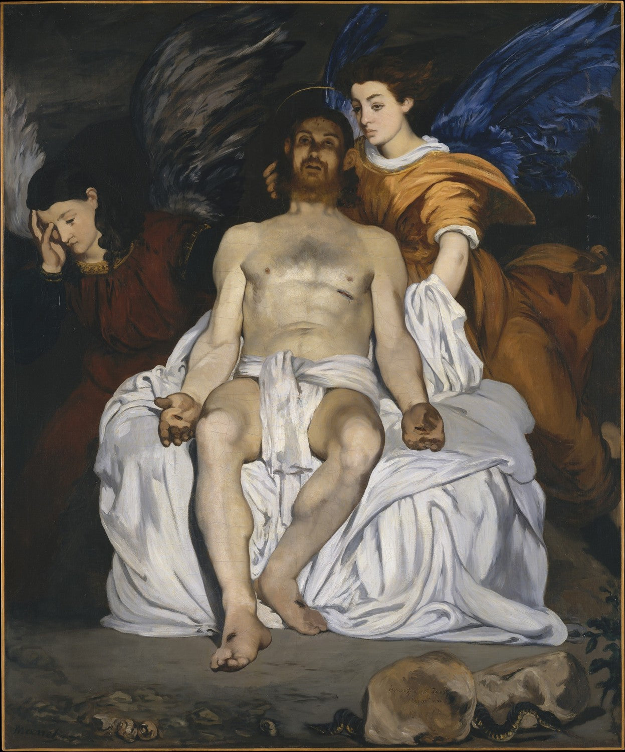 The Dead Christ with Angels by Édouard Manet