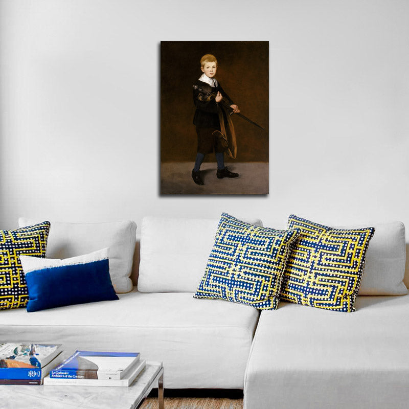 Boy with a Sword - by Édouard Manet