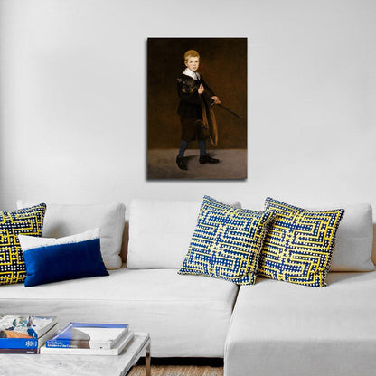 Boy with a Sword - by Édouard Manet