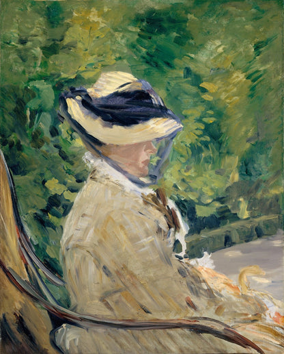 Madame Manet (Suzanne Leenhoff, 1830â€?906) at Bellevue by Édouard Manet