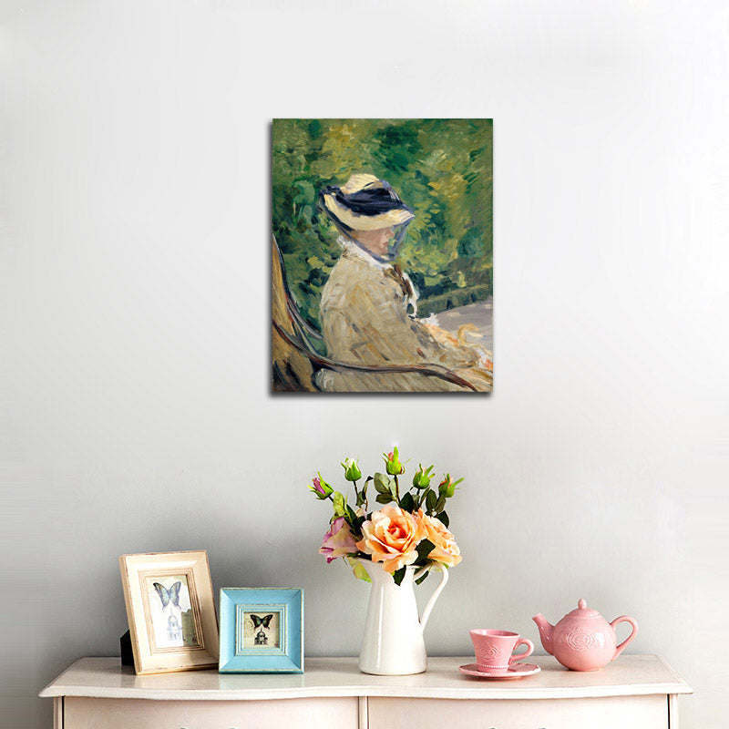 Madame Manet (Suzanne Leenhoff, 1830â€?906) at Bellevue - by Édouard Manet