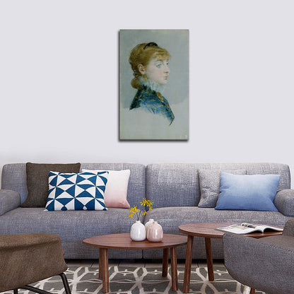 Mademoiselle Lucie Delabigne (1859â€?910), Called Valtesse de la Bigne - by Édouard Manet